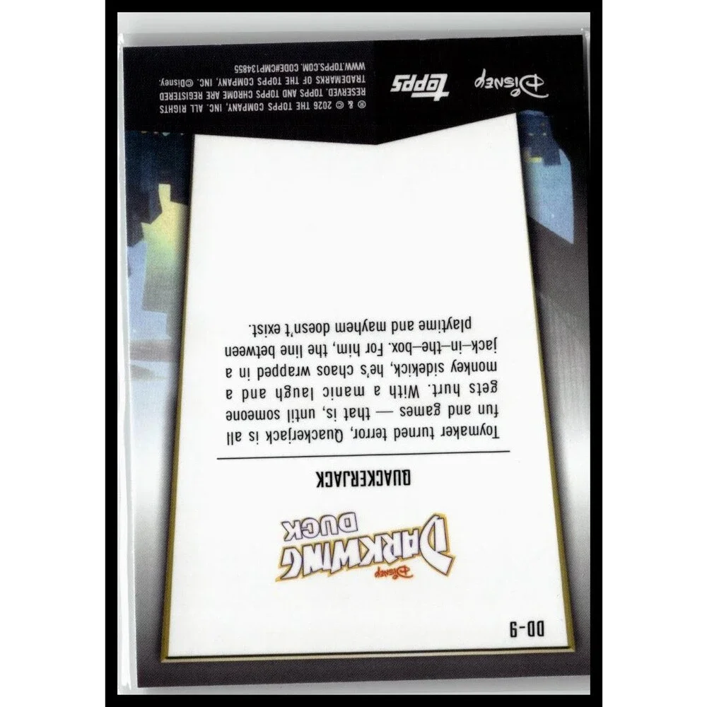 2026 Topps Disney Chrome Quackerjack DD-9 Darkwing Duck